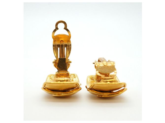 Orecchini a clip Chanel placcati oro D'oro - vista 3
