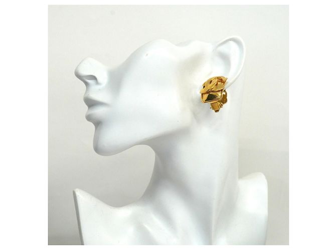 Orecchini a clip Chanel placcati oro D'oro - vista 5