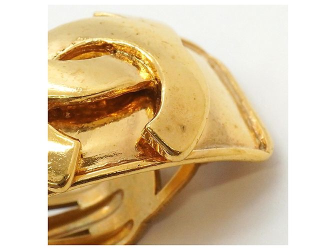 Orecchini a clip Chanel placcati oro D'oro - vista 7