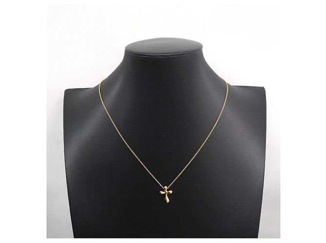 Collana Croce Small Tiffany & Co. in oro giallo 18K - vista 6