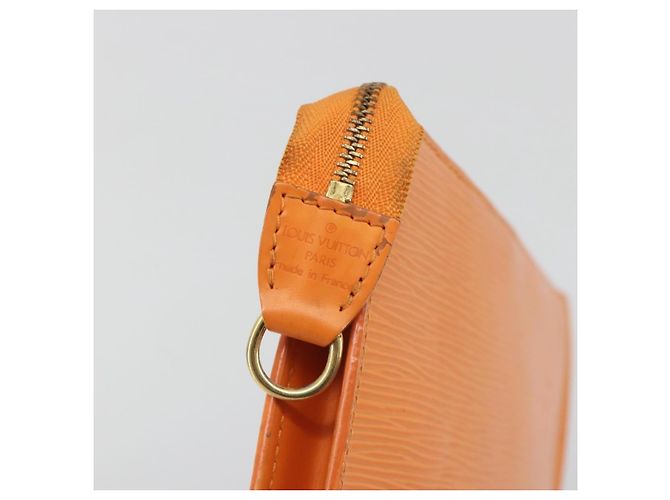 Louis Vuitton Pochette Accessoires Epi Large Arancione - vista 6