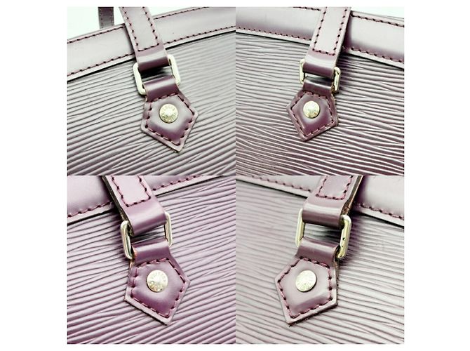 Borsa a tracolla Louis Vuitton in pelle Epi Porpora Viola scuro - vista 10