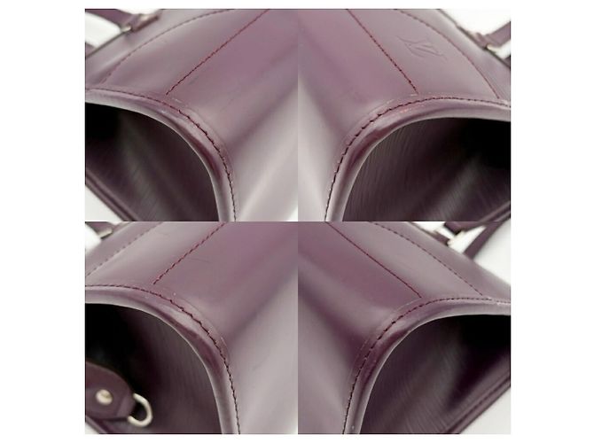 Borsa a tracolla Louis Vuitton in pelle Epi Porpora Viola scuro - vista 11