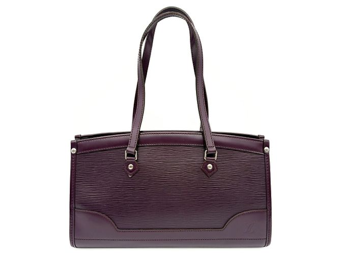 Borsa a tracolla Louis Vuitton in pelle Epi Porpora Viola scuro - vista 2