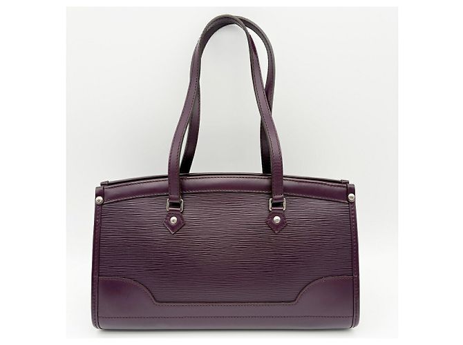 Borsa a tracolla Louis Vuitton in pelle Epi Porpora Viola scuro - vista 3