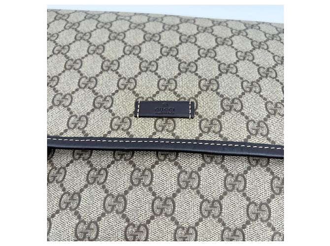 Sac à épaule Gucci GG Supreme Marron - vue 13