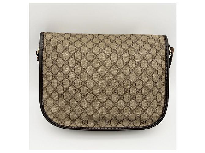Sac à épaule Gucci GG Supreme Marron - vue 2
