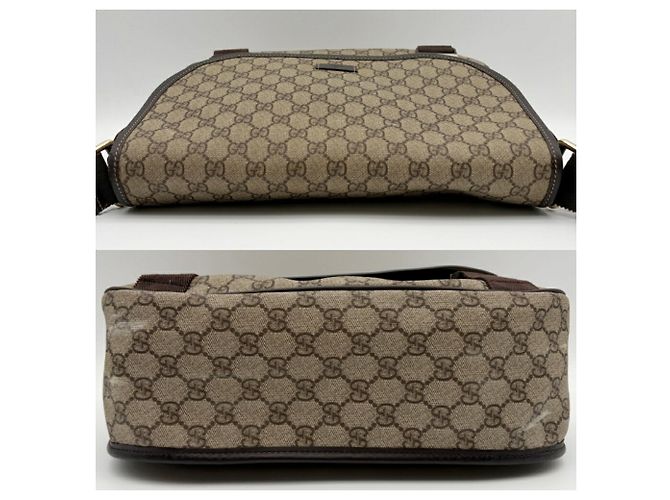 Sac à épaule Gucci GG Supreme Marron - vue 5
