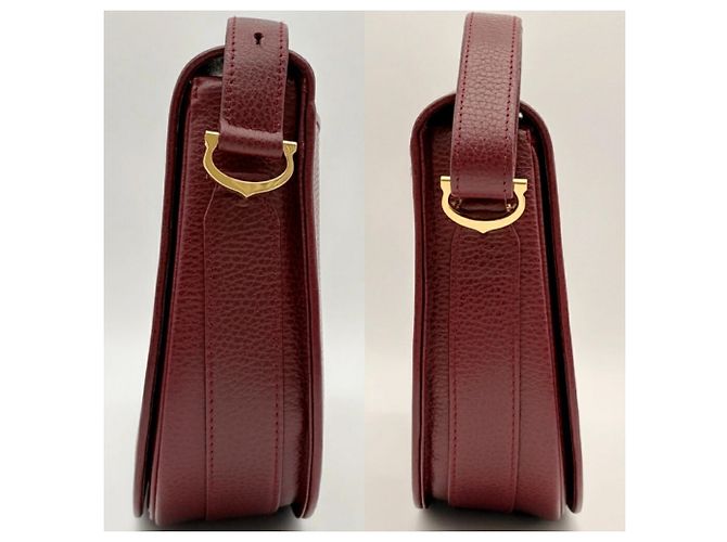 Borsa a tracolla Cartier Must Line Bordò - vista 5