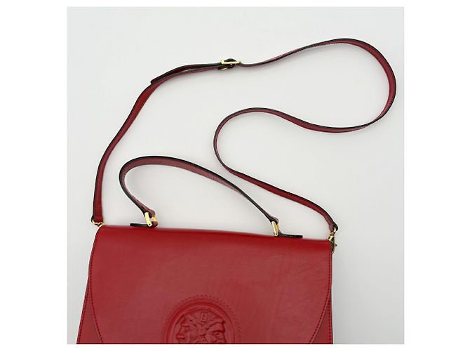 Borsa a tracolla 2-Way Fendi Janus Rosso - vista 7