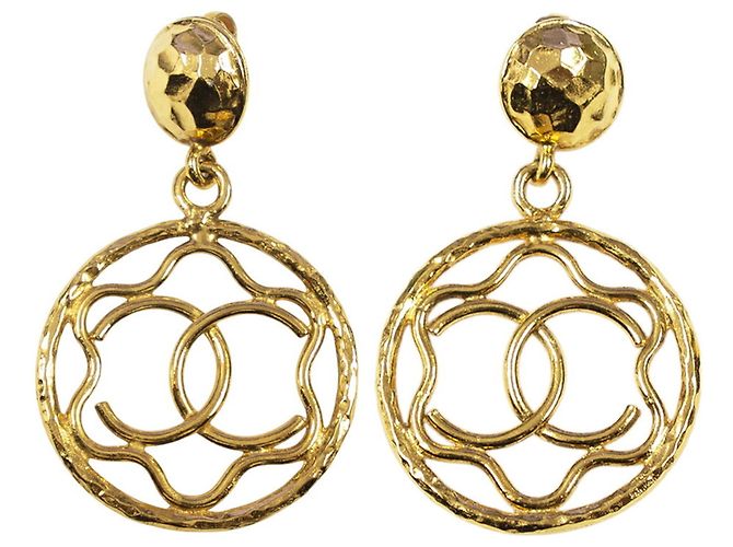 Timeless Orecchini Chanel Gold Coco Mark Swing D'oro - vista 2