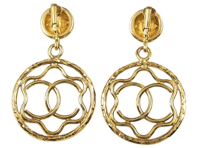 Timeless Orecchini Chanel Gold Coco Mark Swing D'oro - vista 3
