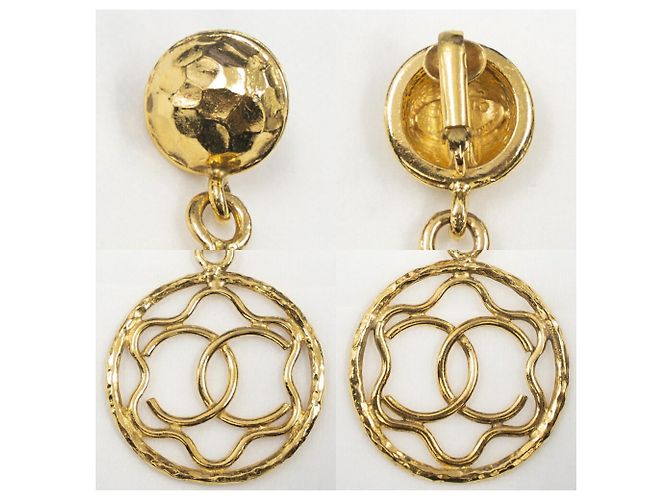Timeless Orecchini Chanel Gold Coco Mark Swing D'oro - vista 4