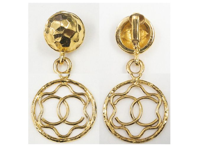 Timeless Orecchini Chanel Gold Coco Mark Swing D'oro - vista 5
