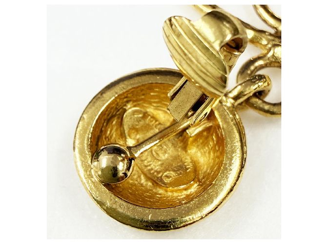 Timeless Orecchini Chanel Gold Coco Mark Swing D'oro - vista 6