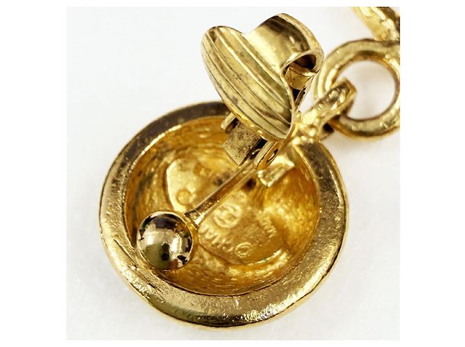 Timeless Orecchini Chanel Gold Coco Mark Swing D'oro - vista 7