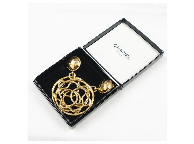 Timeless Orecchini Chanel Gold Coco Mark Swing D'oro - vista 8