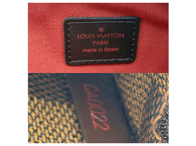 Borsa a tracolla Louis Vuitton Geronimos da uomo Damier ebene - vista 18