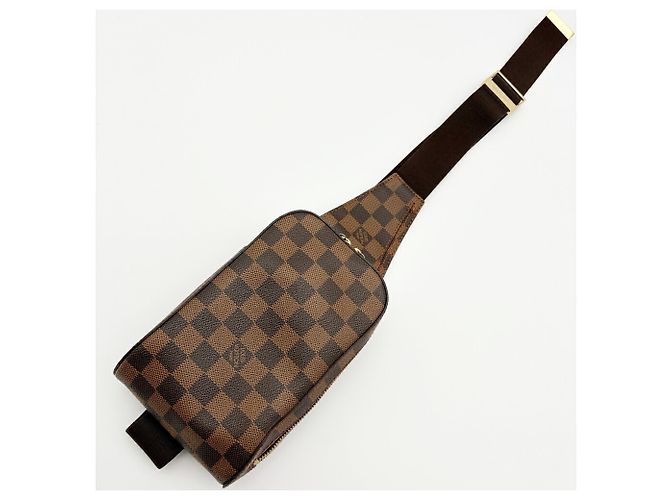 Borsa a tracolla Louis Vuitton Geronimos da uomo Damier ebene - vista 2