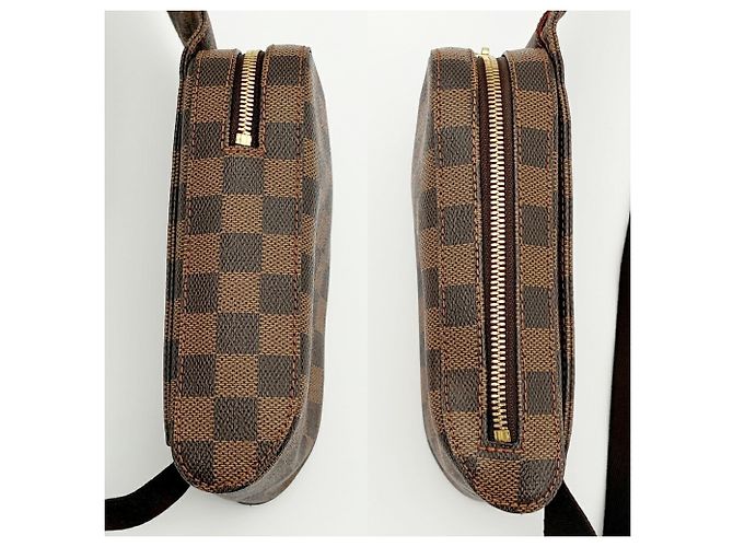 Borsa a tracolla Louis Vuitton Geronimos da uomo Damier ebene - vista 4