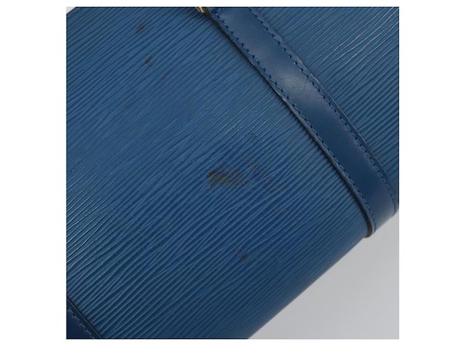 Borsa a mano LOUIS VUITTON Epi Soufflot Blu M52225 LV Auth 196215 - vista 10