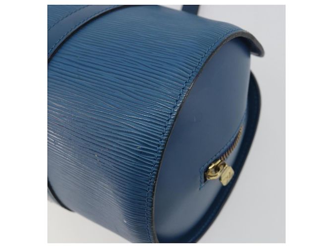 Borsa a mano LOUIS VUITTON Epi Soufflot Blu M52225 LV Auth 196215 - vista 15