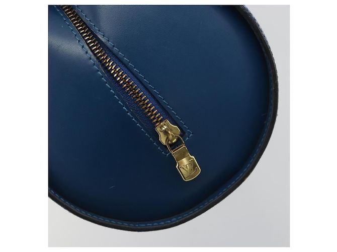 Borsa a mano LOUIS VUITTON Epi Soufflot Blu M52225 LV Auth 196215 - vista 17