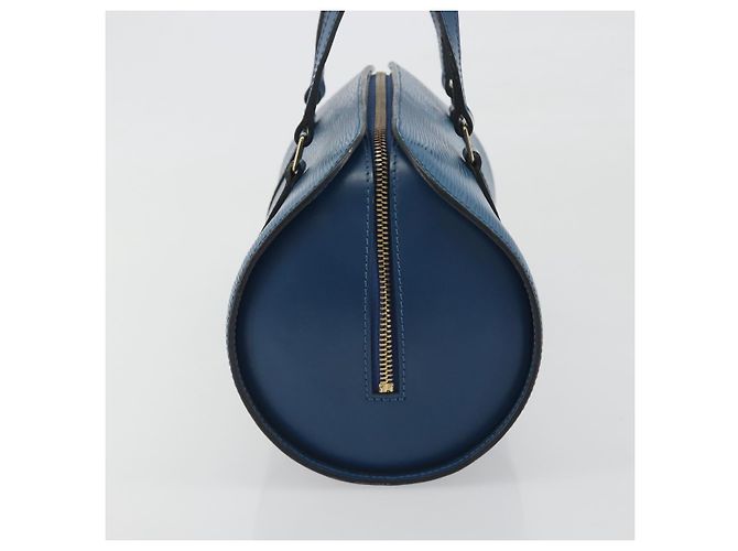 Borsa a mano LOUIS VUITTON Epi Soufflot Blu M52225 LV Auth 196215 - vista 3