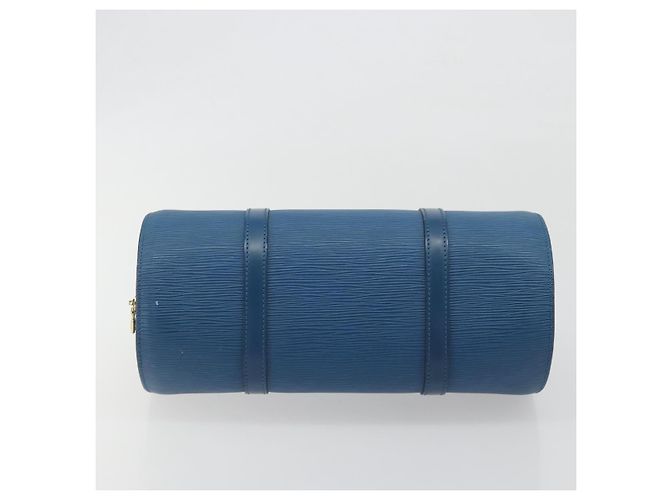 Borsa a mano LOUIS VUITTON Epi Soufflot Blu M52225 LV Auth 196215 - vista 5