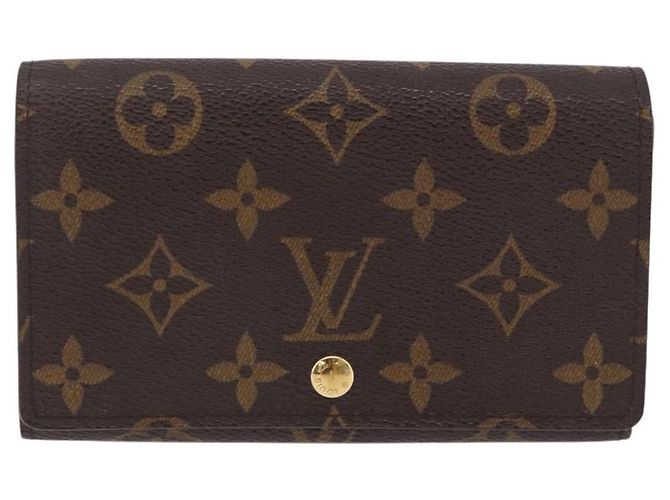 LOUIS VUITTON Monogram Porte Monnaie Billets Tresor Wallet M61730 Auth 194459A Monogramma - vista 13