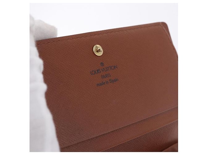 LOUIS VUITTON Monogram Porte Monnaie Billets Tresor Wallet M61730 Auth 194459A Monogramma - vista 19