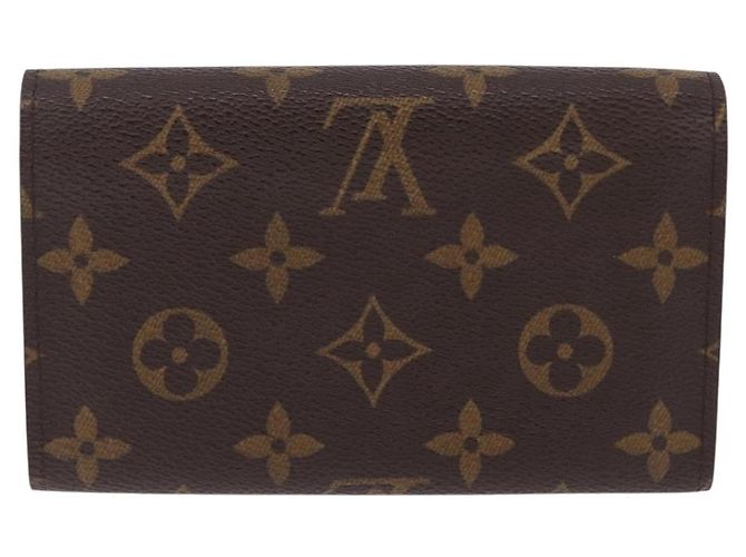 LOUIS VUITTON Monogram Porte Monnaie Billets Tresor Wallet M61730 Auth 194459A Monogramma - vista 2