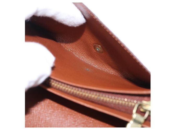 LOUIS VUITTON Monogram Porte Monnaie Billets Tresor Wallet M61730 Auth 194459A Monogramma - vista 21