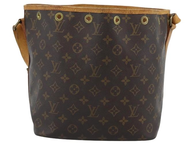 LOUIS VUITTON Monogram Petit Noe Shoulder Bag M42226 LV Auth 195085 Monogramma - vista 2