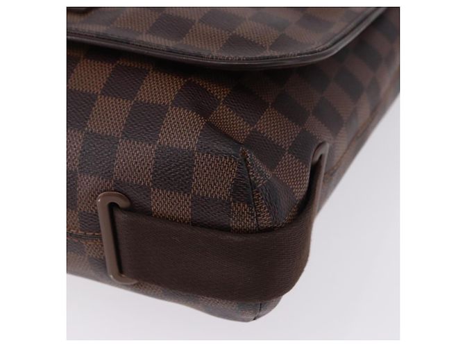 LOUIS VUITTON Borsa a Spalla Brooklyn MM Damier Ebene N51211 LV Auth ka5659 - vista 14