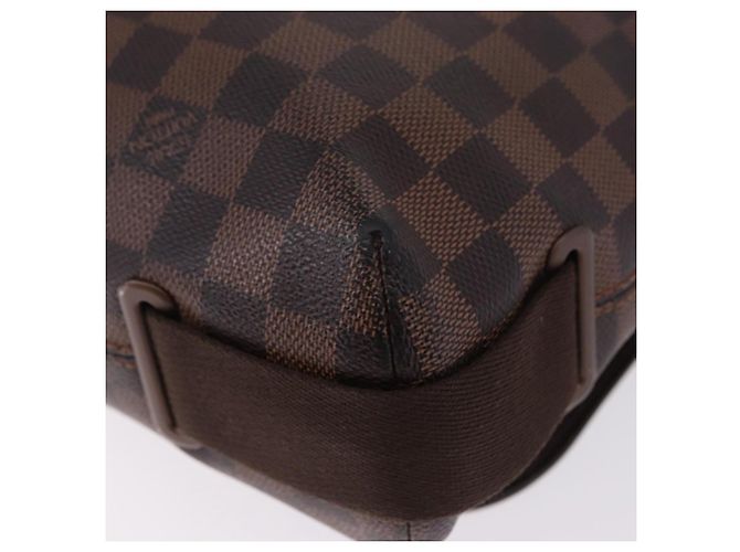 LOUIS VUITTON Borsa a Spalla Brooklyn MM Damier Ebene N51211 LV Auth ka5659 - vista 16