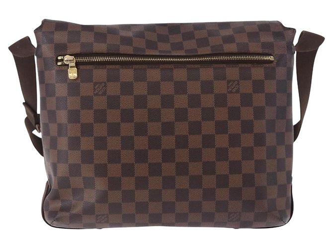 LOUIS VUITTON Borsa a Spalla Brooklyn MM Damier Ebene N51211 LV Auth ka5659 - vista 2