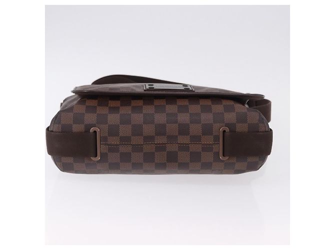 LOUIS VUITTON Borsa a Spalla Brooklyn MM Damier Ebene N51211 LV Auth ka5659 - vista 5