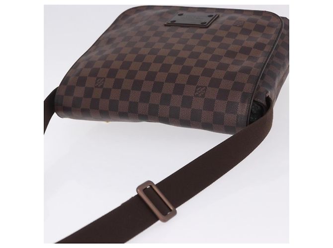 LOUIS VUITTON Borsa a Spalla Brooklyn MM Damier Ebene N51211 LV Auth ka5659 - vista 6