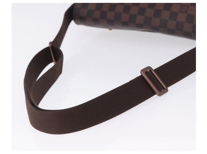 LOUIS VUITTON Borsa a Spalla Brooklyn MM Damier Ebene N51211 LV Auth ka5659 - vista 7