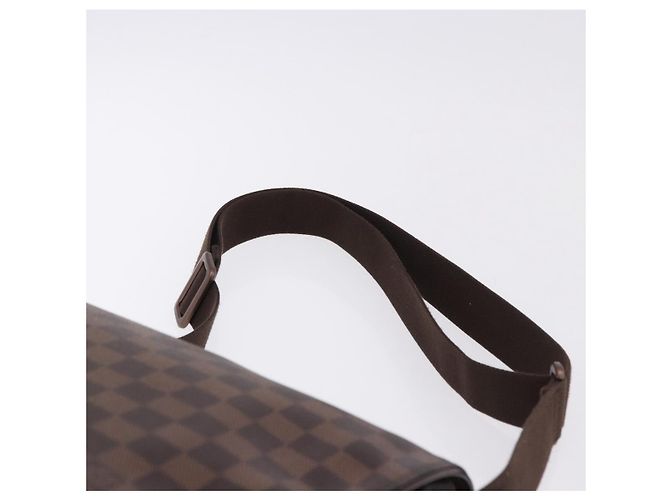 LOUIS VUITTON Borsa a Spalla Brooklyn MM Damier Ebene N51211 LV Auth ka5659 - vista 8