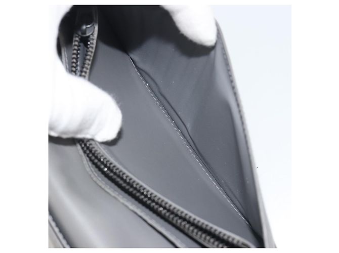 LOUIS VUITTON Monogram Shadow Portefeuille Braza Wallet Gray M81335 Auth bs36439 Castaño - vista 12