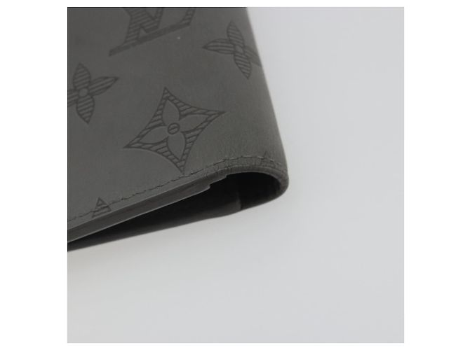 LOUIS VUITTON Monogram Shadow Portefeuille Braza Wallet Gray M81335 Auth bs36439 Castaño - vista 15