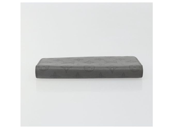 LOUIS VUITTON Monogram Shadow Portefeuille Braza Wallet Gray M81335 Auth bs36439 Castaño - vista 4