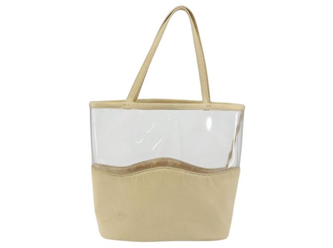 Borsa a mano PRADA Vinyl Gold Auth bs36756 D'oro - vista 13
