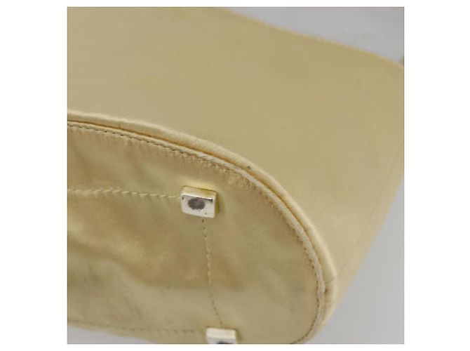 Borsa a mano PRADA Vinyl Gold Auth bs36756 D'oro - vista 14