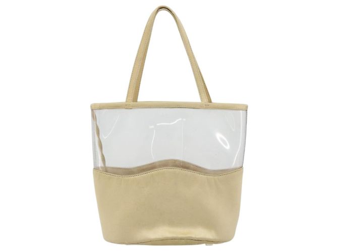 Borsa a mano PRADA Vinyl Gold Auth bs36756 D'oro - vista 2