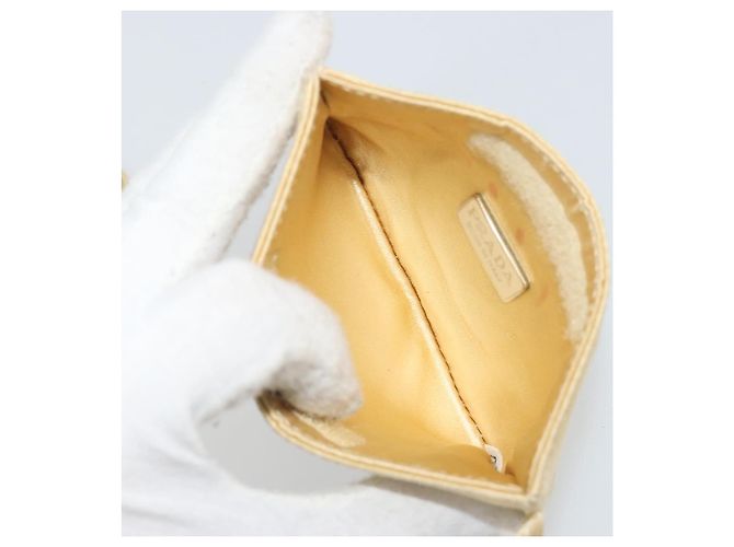 Borsa a mano PRADA Vinyl Gold Auth bs36756 D'oro - vista 22