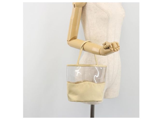 Borsa a mano PRADA Vinyl Gold Auth bs36756 D'oro - vista 23
