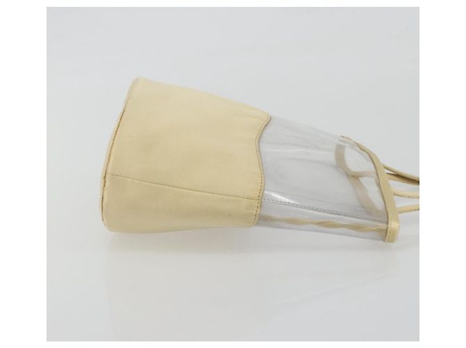 Borsa a mano PRADA Vinyl Gold Auth bs36756 D'oro - vista 3